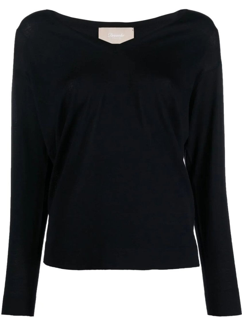 Drumohr Relaxed Fit Long Sleeve Sweater