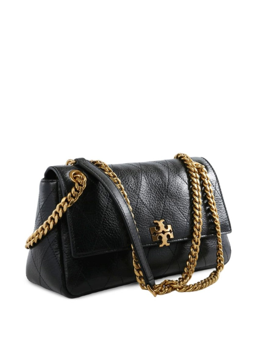 Tory Burch Black Quilted Chain Strap Leather Shoulder Bag