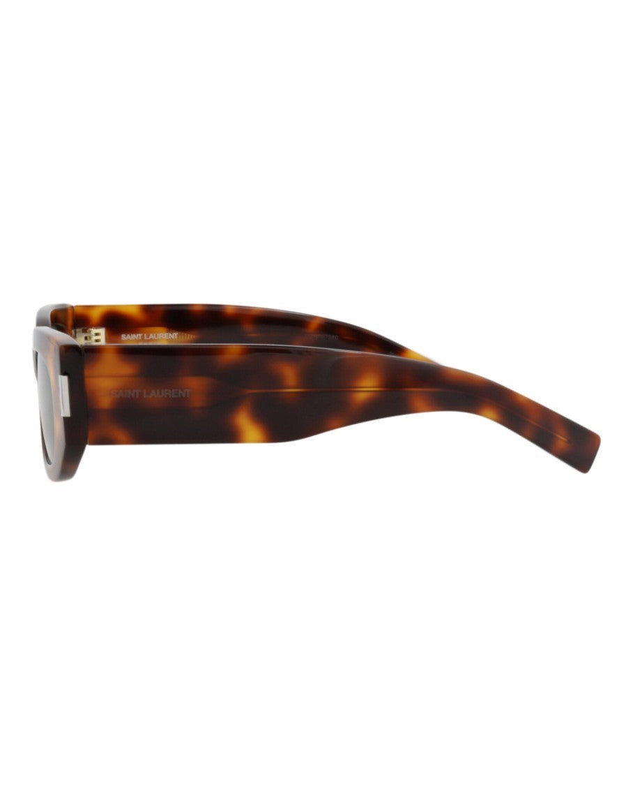 Saint Laurent Round-Frame Recycled Acetate Sunglasses