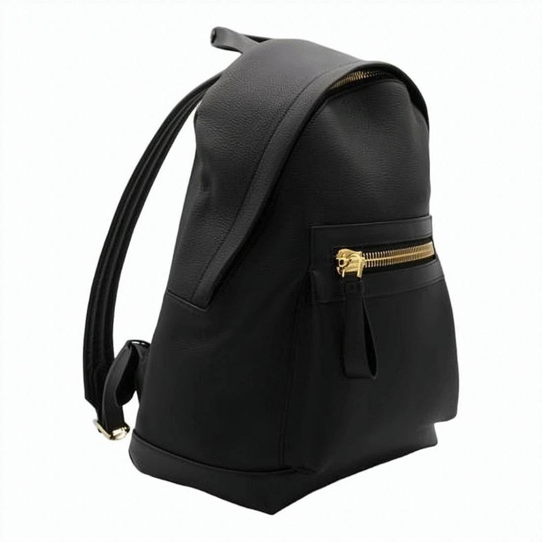 Tom Ford Calf Leather Backpack With Gold-Tone Accents