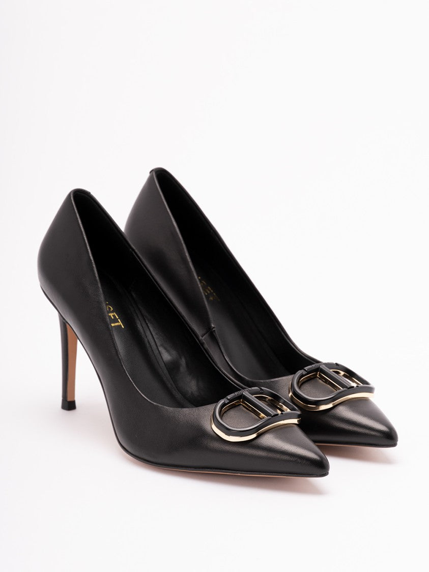 Twin-Set Refined Leather Pumps