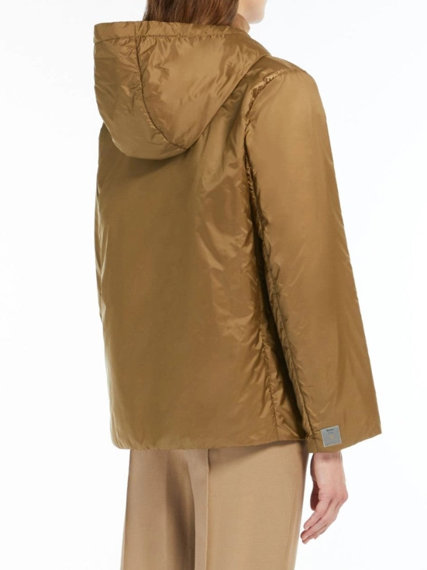 Max Mara Greenh Cropped Boxy Hooded Jacket