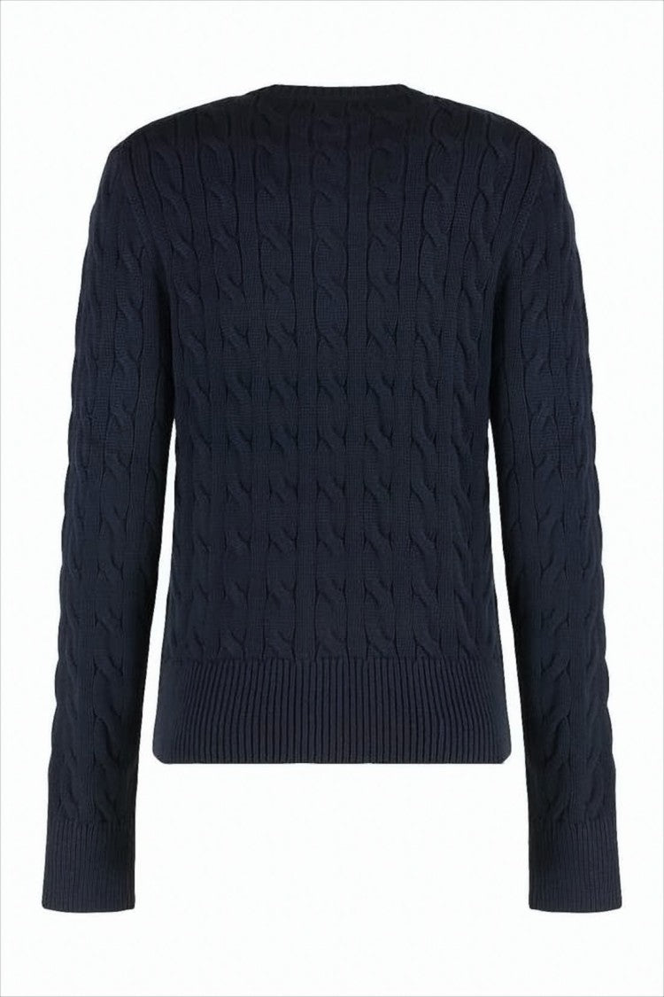 Polo Ralph Lauren Cable Knit Cardigan With Button-Down Front