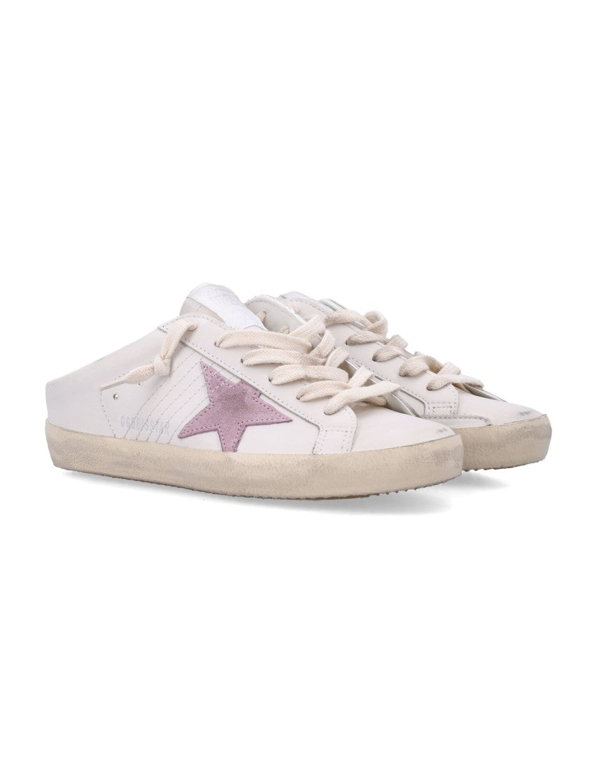 Golden Goose Dusty Pink Super Star Sabot Sneakers