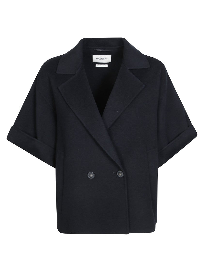 Max Mara Wkdneo Double-Breasted Cropped Jacket