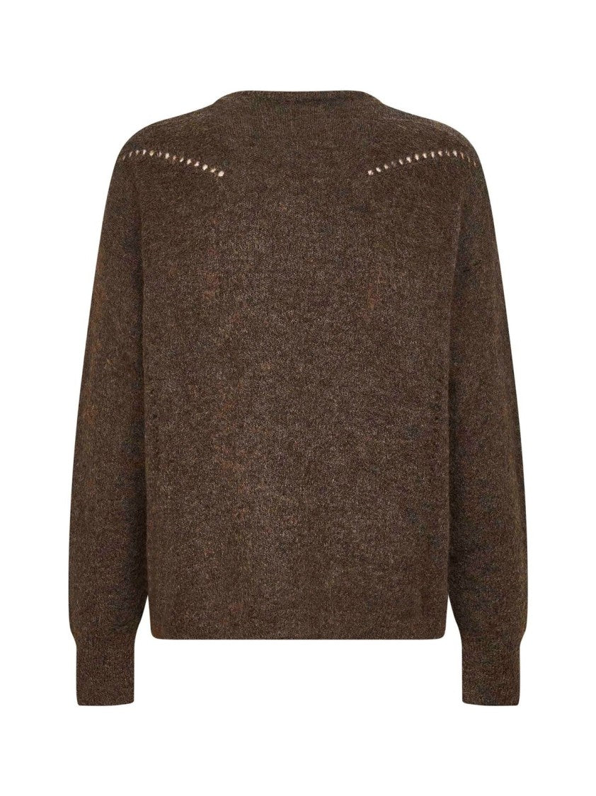 Roa Dropstitch Sweater – Brown