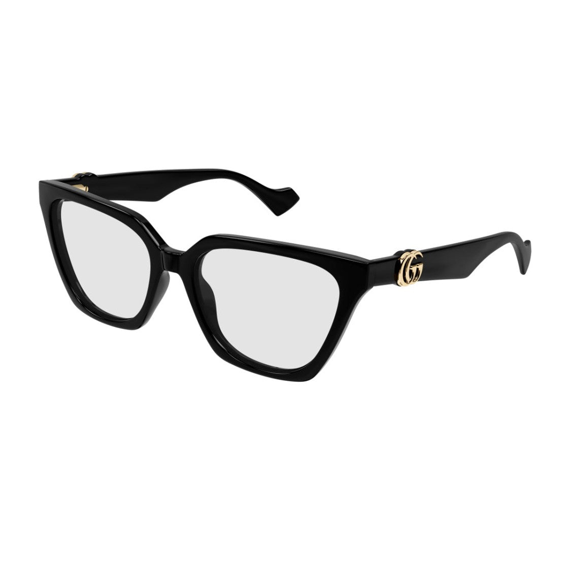 Kering Eyewear S.P.A. Black Emblem Injected Square Sunglasses