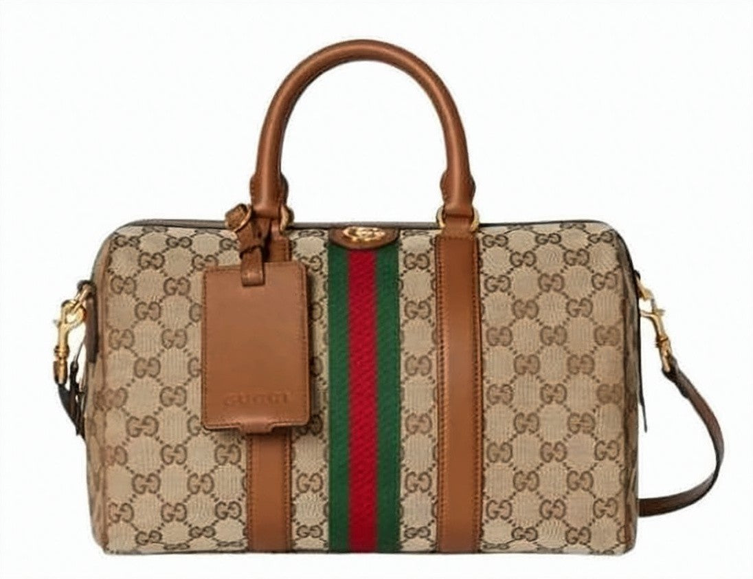 Gucci Gucci Medium Boston Bag In Classic Monogram Canvas