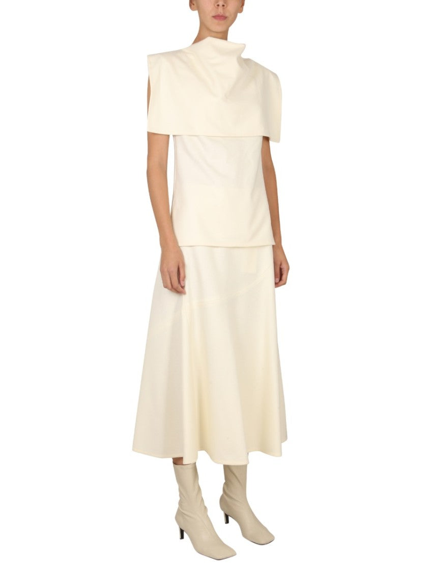 Jil Sander Structured Wool Top