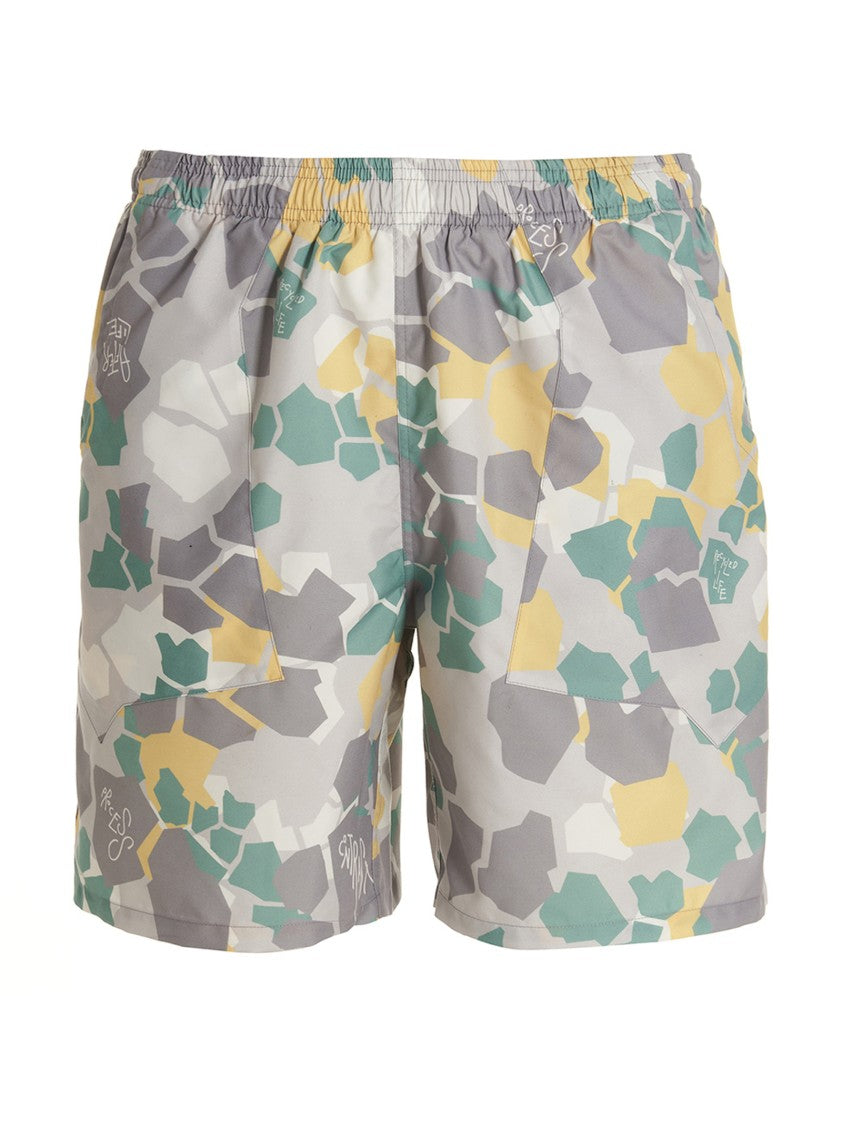 Objects Iv Life Printed Beach Shorts