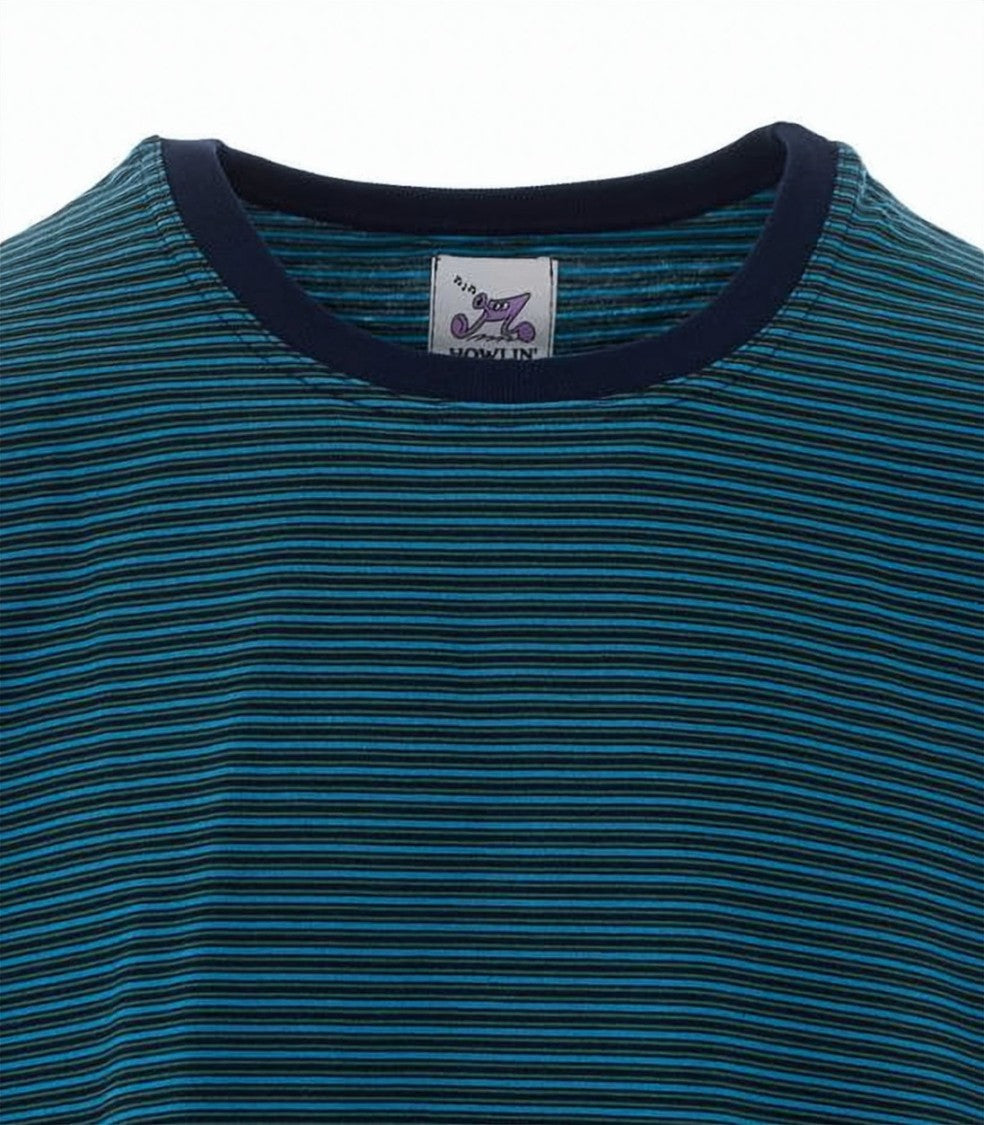Howlin Short-Sleeve T-Shirt With Contrasting Collar
