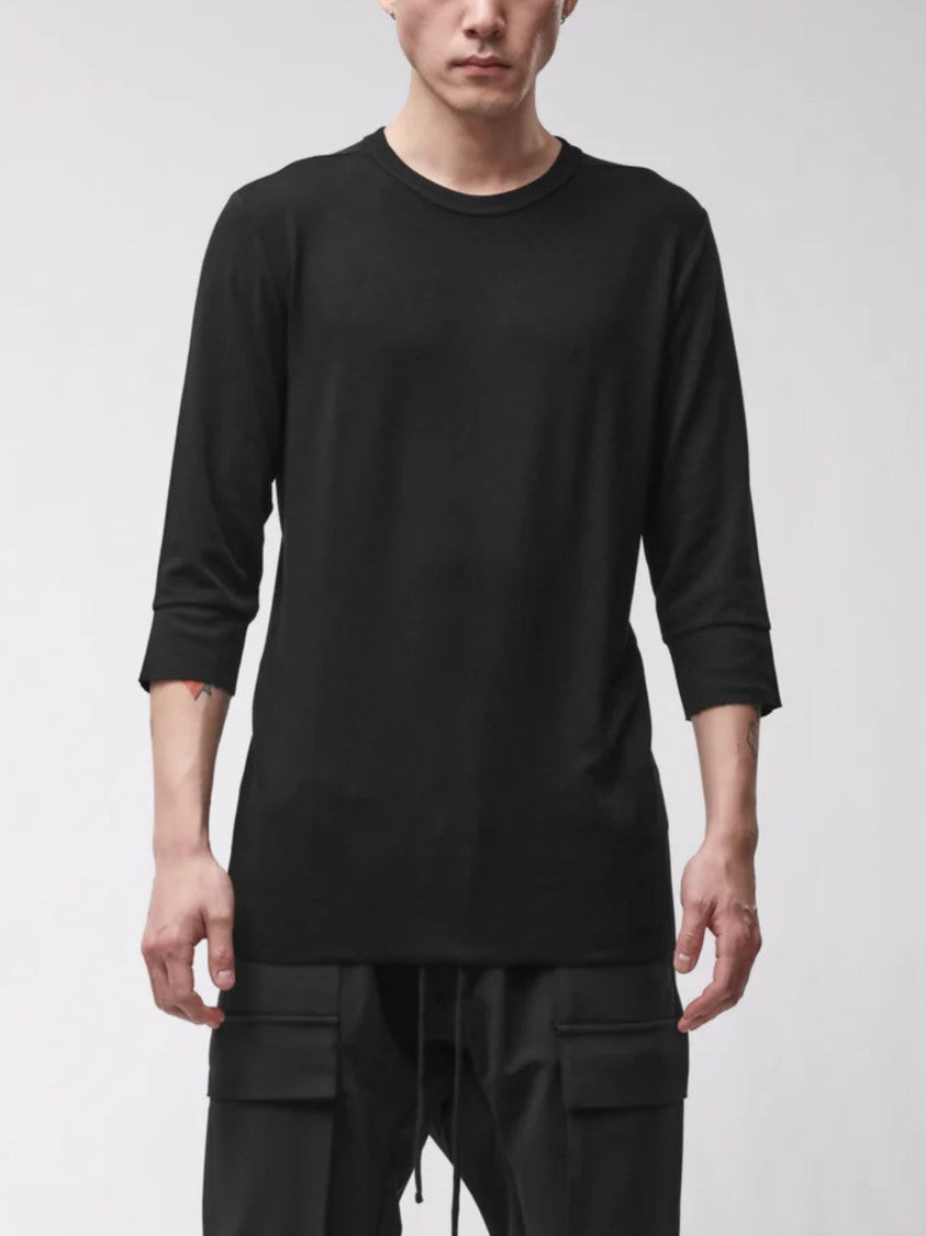 Thom Krom Black Relaxed Fit Cotton T-Shirt