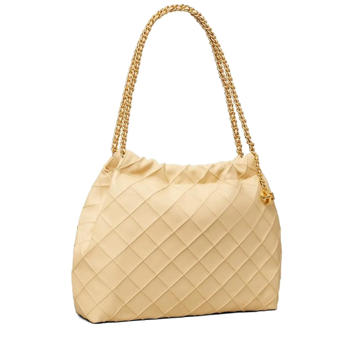 Tory Burch Quilted Lamb Leather Hobo Bag