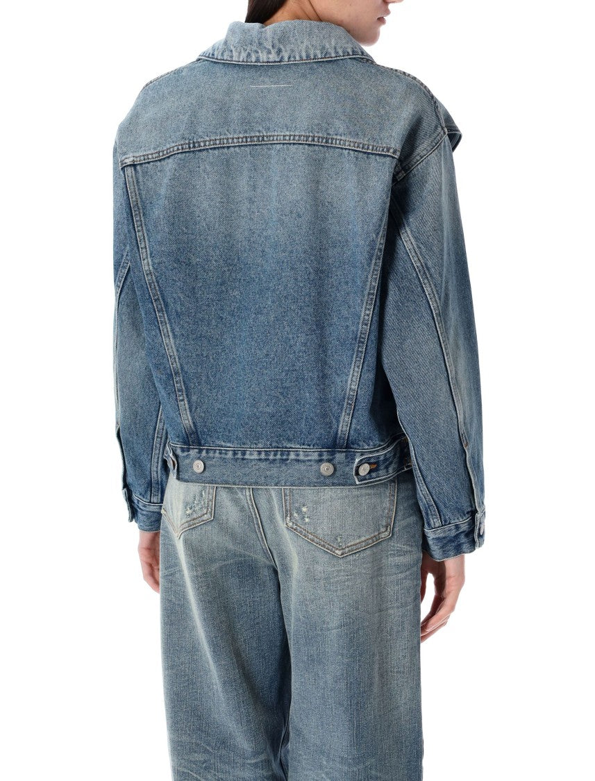 Mm6 By Maison Margiela Oversized Denim Jacket