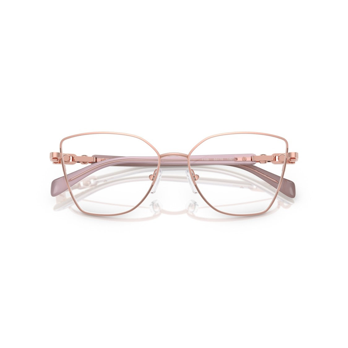 Michael Kors 0Mk3090 Oversized Geometric Frame Eyeglasses With Rose Gold Finish