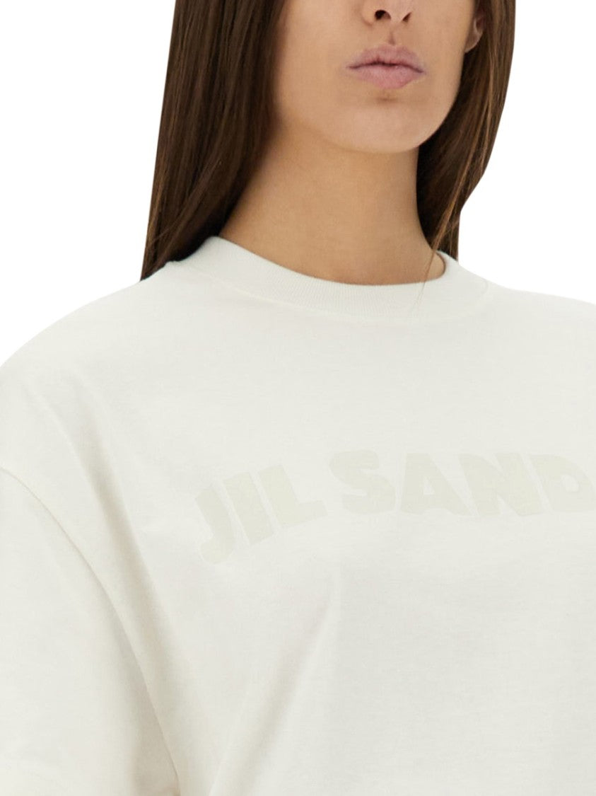 Jil Sander Relaxed Fit White T-Shirt