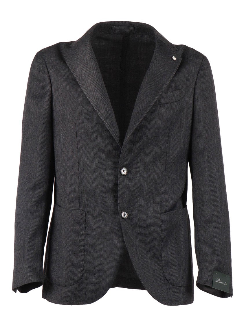 Brando-Lubiam Black Tailored Drop S Blazer