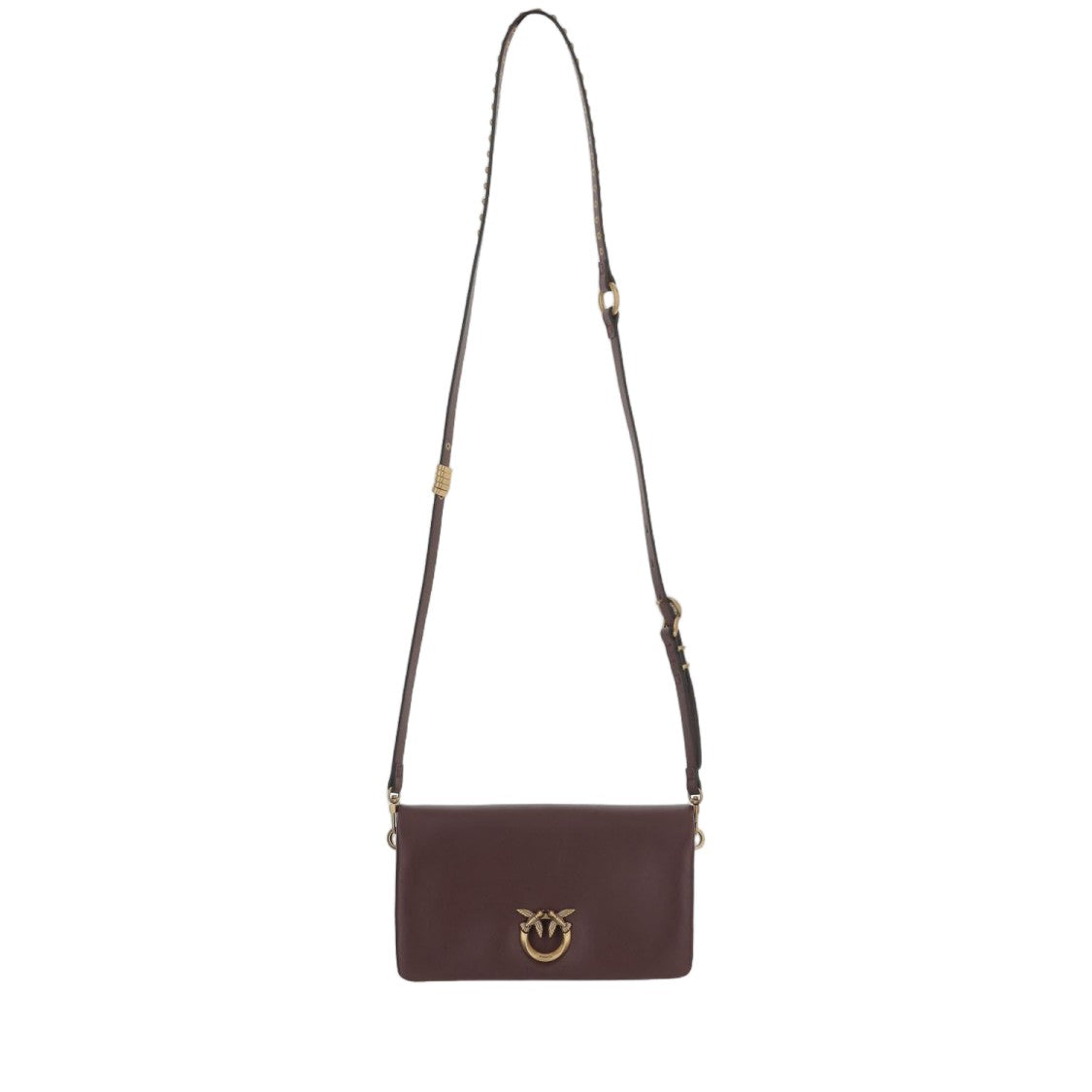 Pinko Leather Bag With Logo