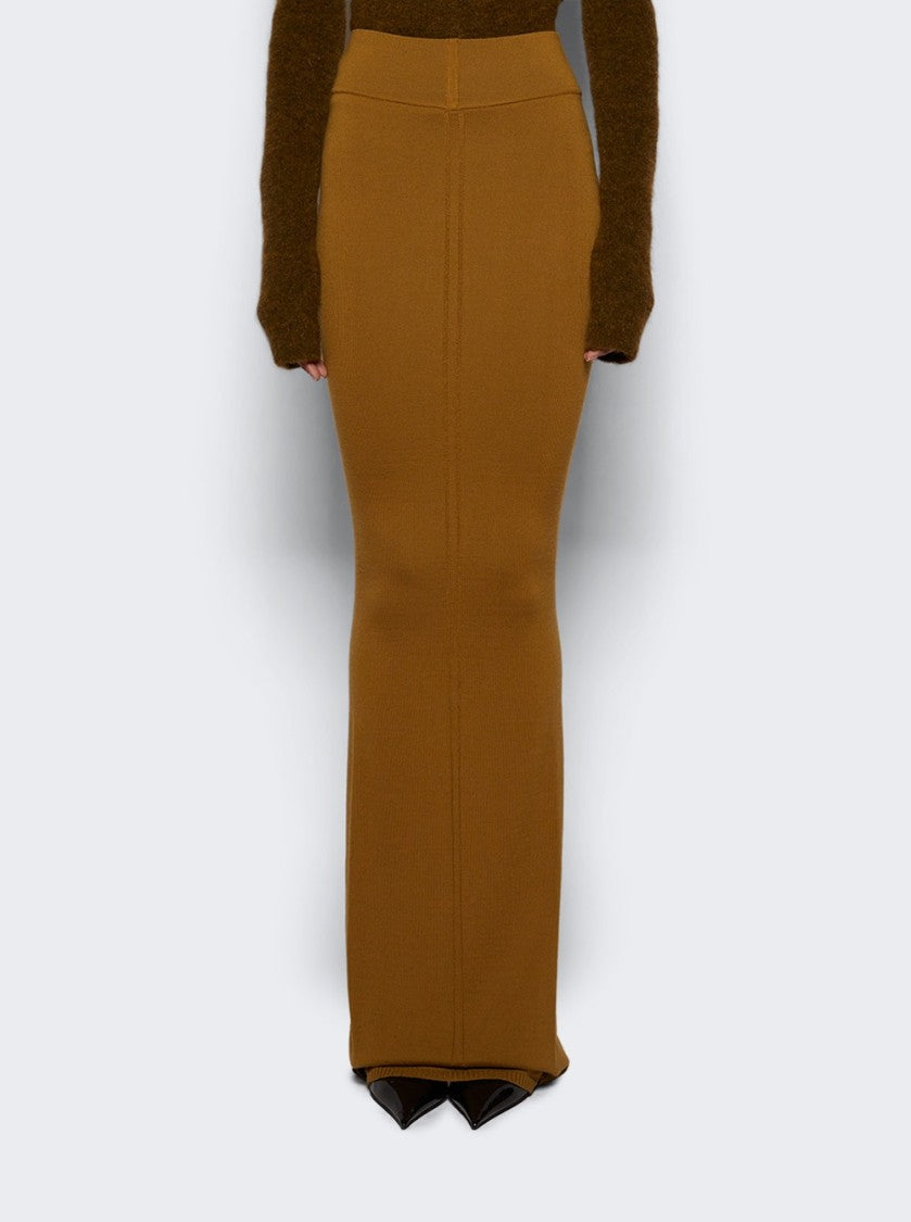 Rick Owens Pillar Skirt Honey
