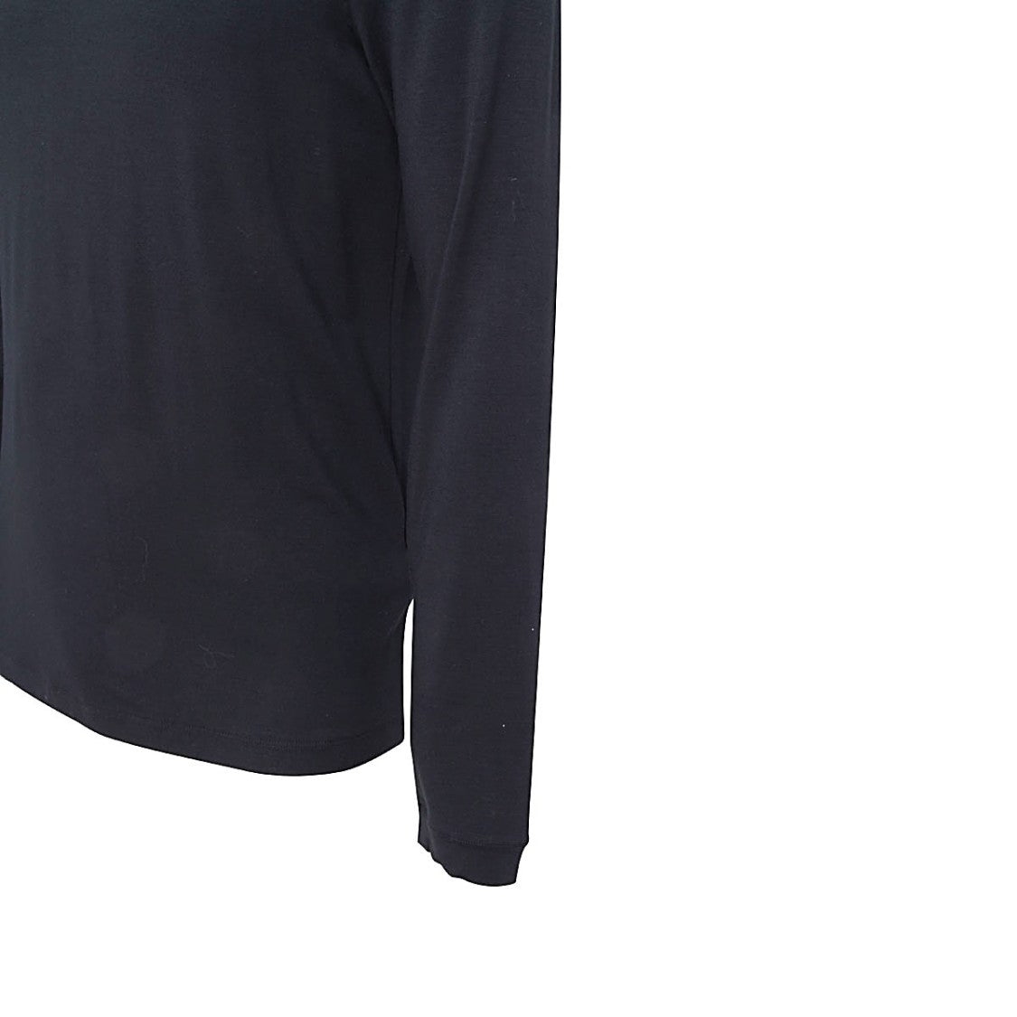 Giorgio Armani Long-Sleeve Crew Neck Viscose T-Shirt