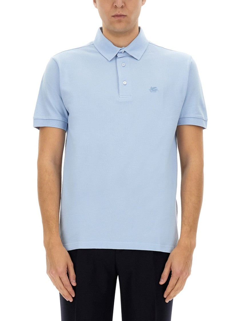 Etro Classic Cotton Polo With Traditional Collar