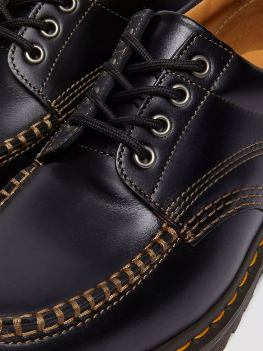 Dr. Martens Black Lowell Contrast Stitch Shoes