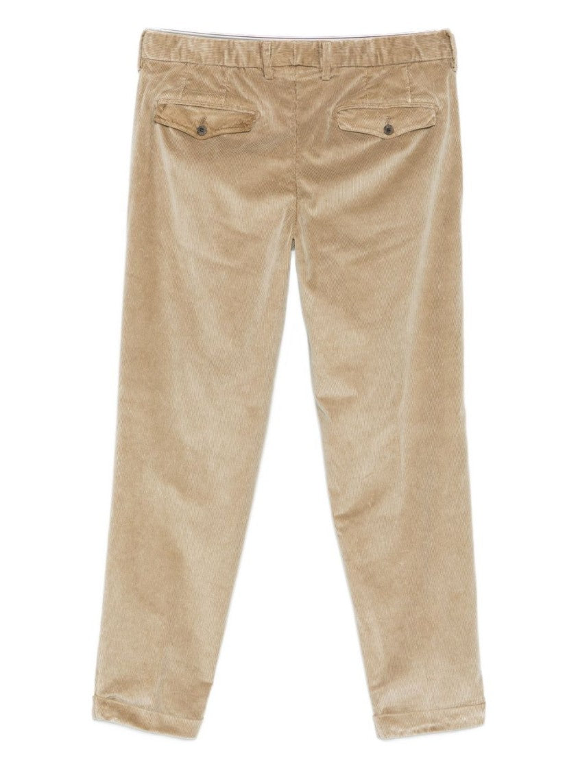 Myths Soft Corduroy Trousers With Straight-Leg Cut