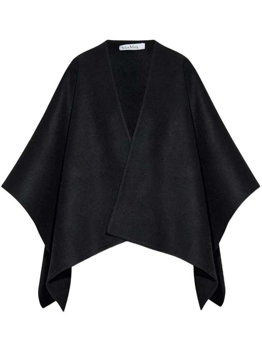Max Mara Structured Cape With Asymmetrical Hem