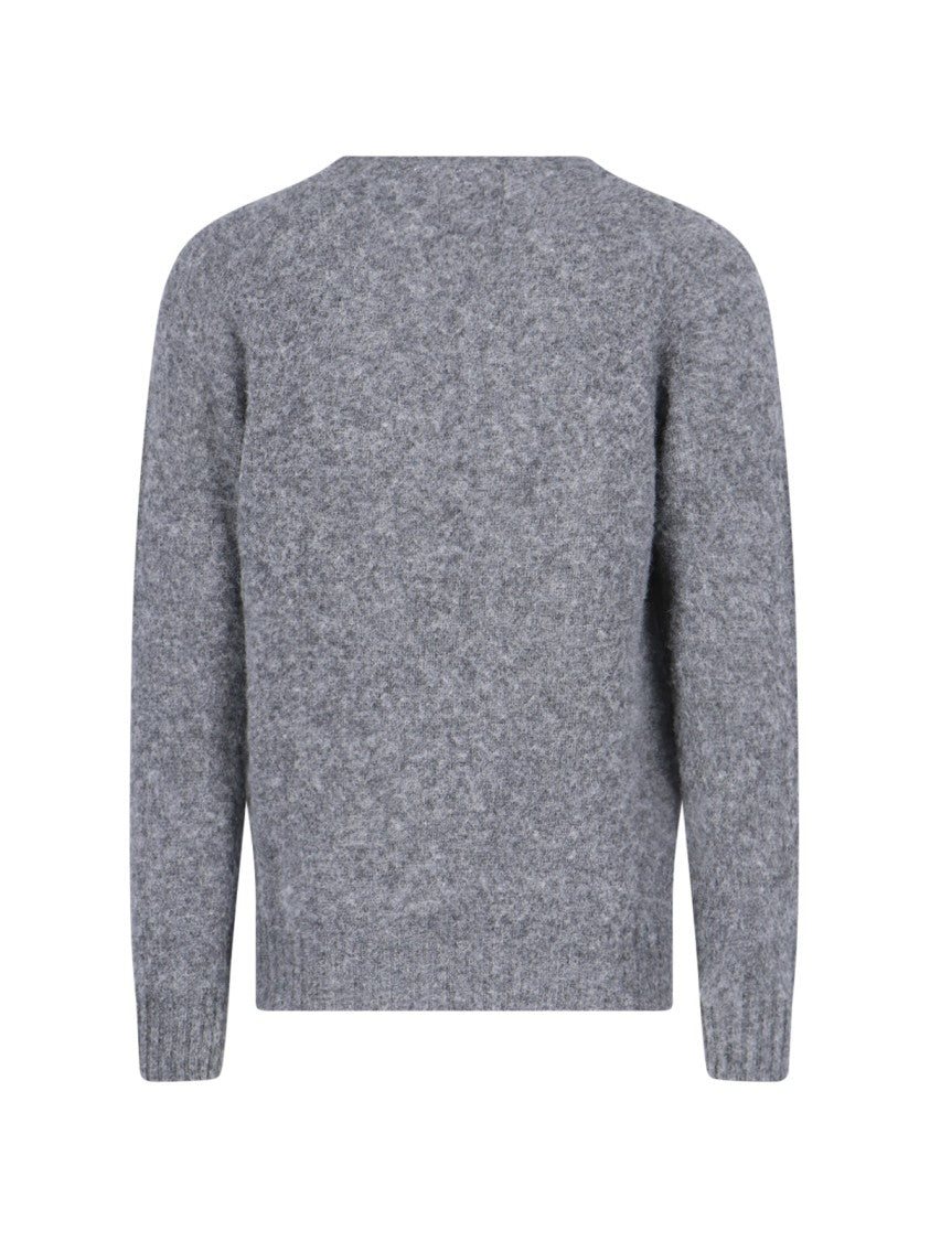 Howlin Soft Textured Grey Knit Sweater