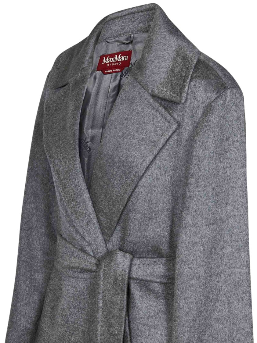 Max Mara Tailored Mid-Length Coat With Wide Lapel