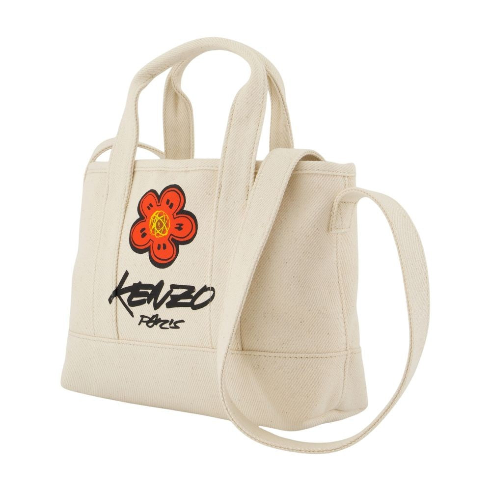 Kenzo Tote Bag Small - Cotton - White