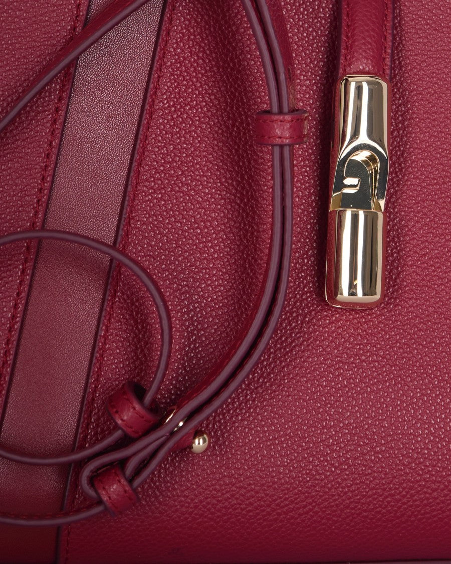 Furla Textured Leather Borsa Goccia Tote