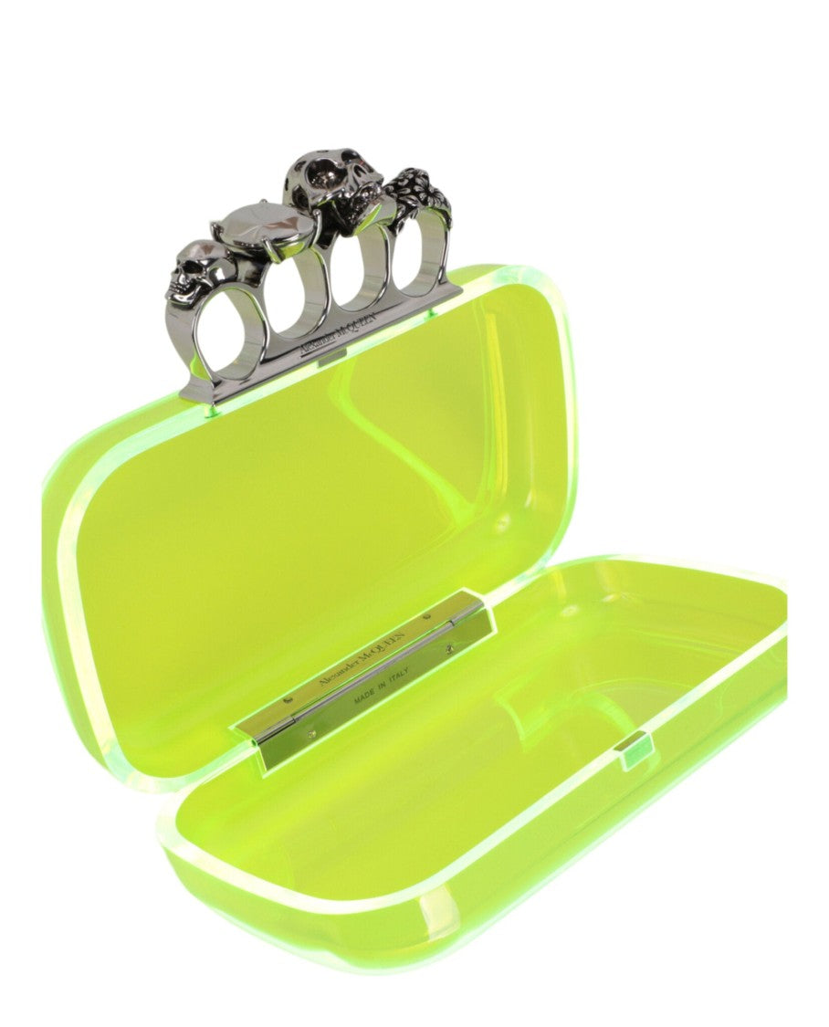 Alexander Mcqueen Skull Four-Ring Clutch