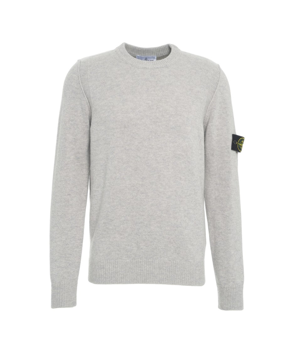 Stone Island Versatile Grey Knit Sweater