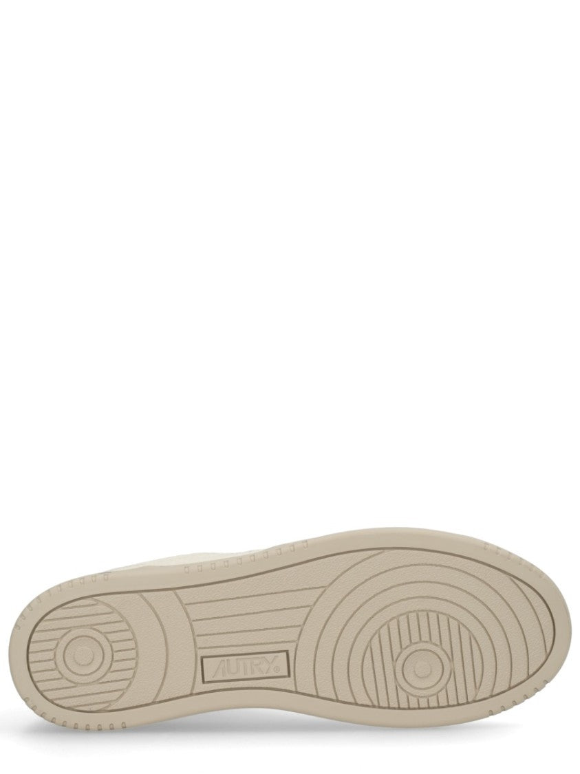 Autry Perforated Cow Leather Sporty Sneakers