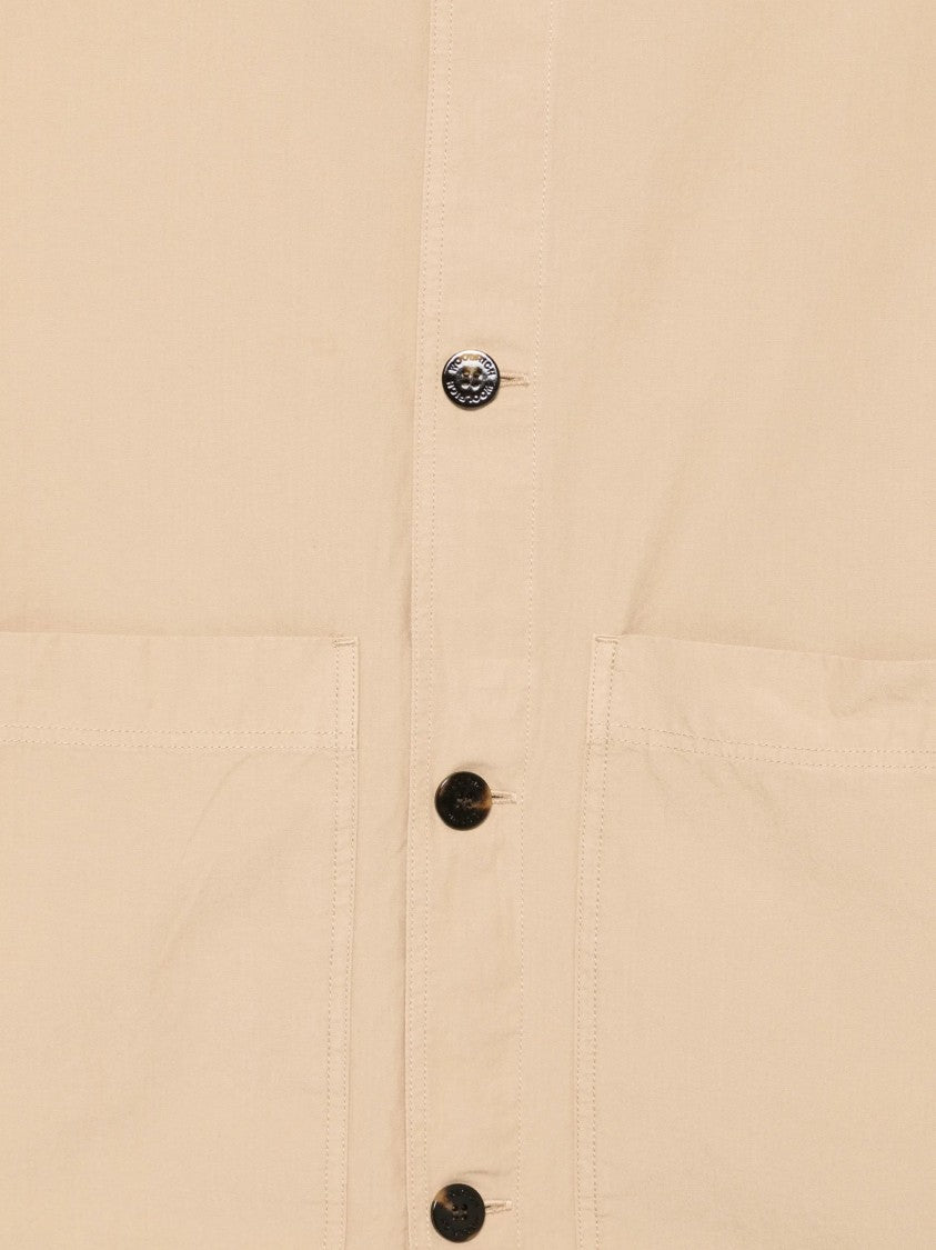 Woolrich Minimalist Cotton Classic Collar Jacket