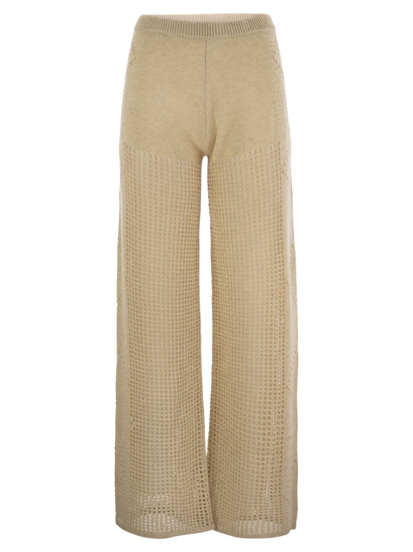 Mc2 Saint Barth Alva - Crochet Flare Trousers