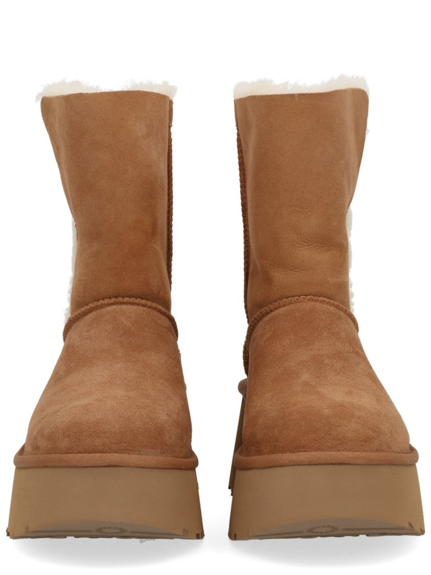 Ugg Mid-Calf Shearling-Lined Brown Boots