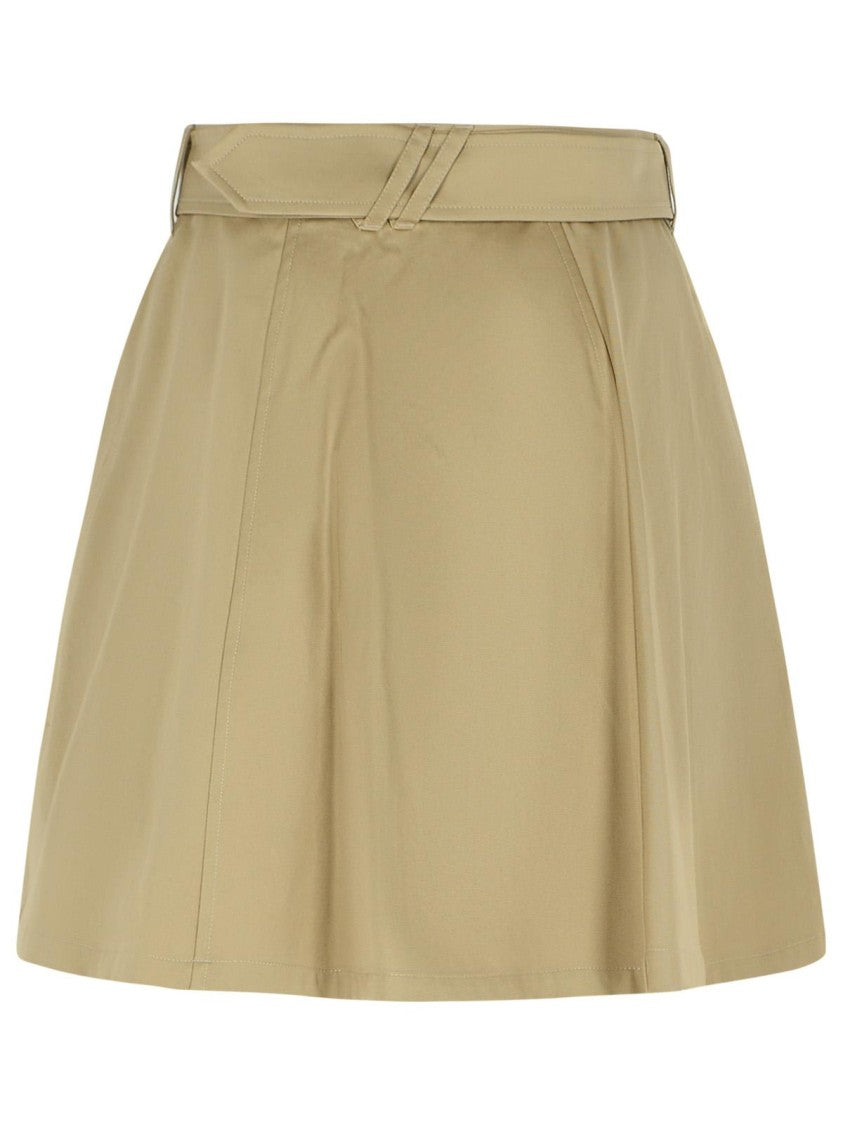 Burberry 'Quill' Cotton Skirt