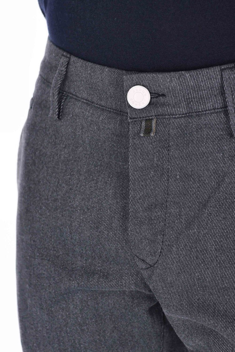 Jacob Cohen Bobby Model Diagonal Cotton 5-Pocket Trousers