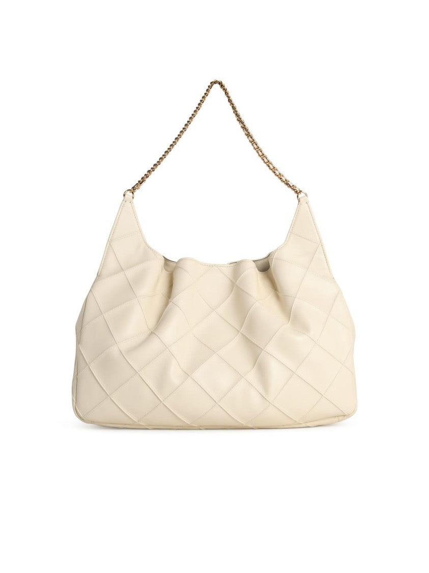 Tory Burch 'Shopping Fleming Grande' Light Cream Nappa Leather Bag