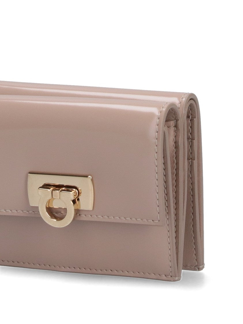 Ferragamo "Gancini" Clasp Wallet