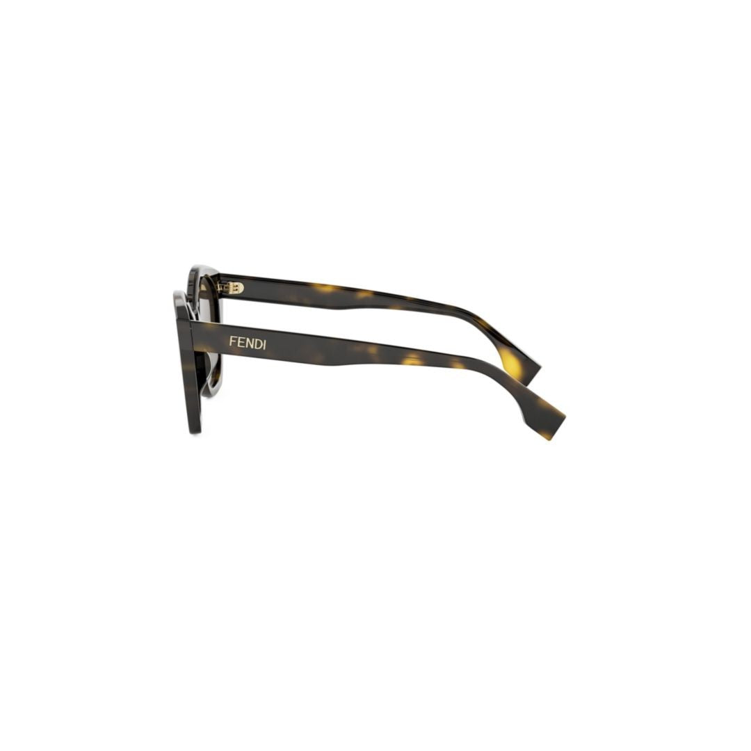 Fendi Fe40175i Tortoiseshell Oversized Cat-Eye Sunglasses