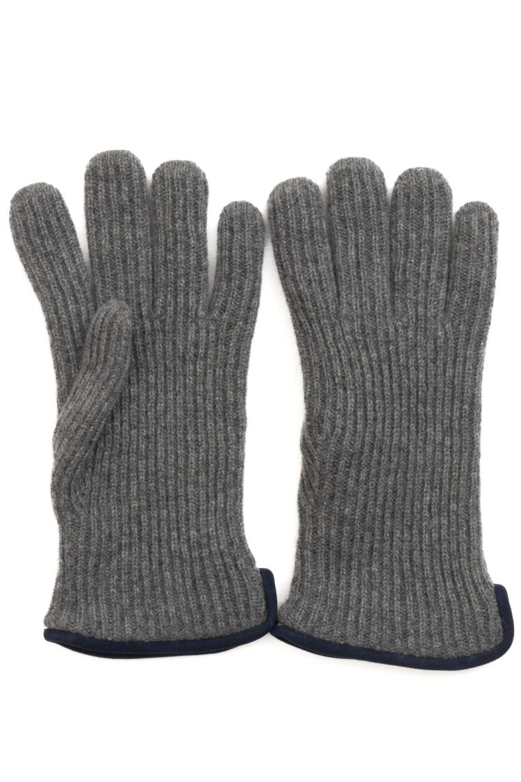Restelli Cashmere Nappa Trim Gloves