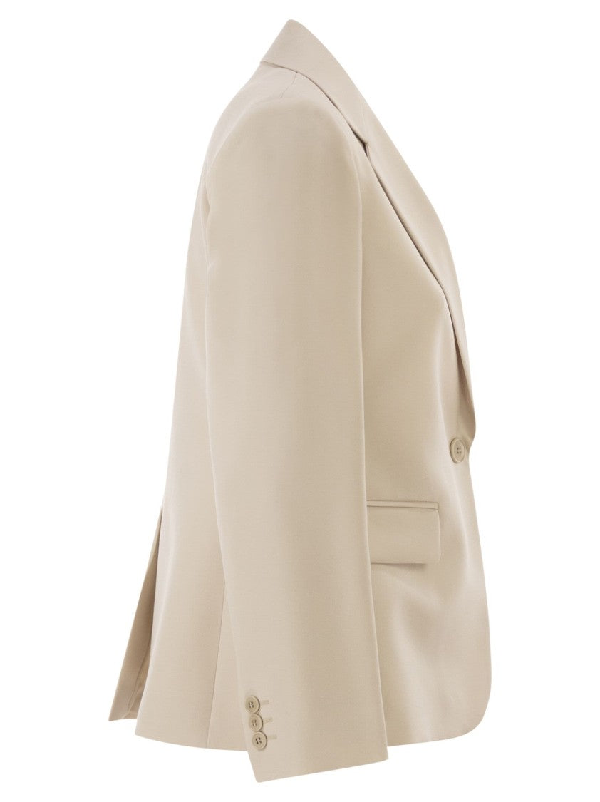 Max Mara Wkdlamine - Natural Stretch Wool Blazer