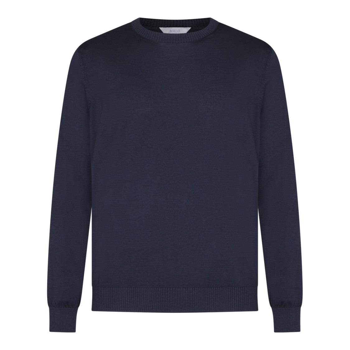 Malo Solid Blue Knitwear Sweater