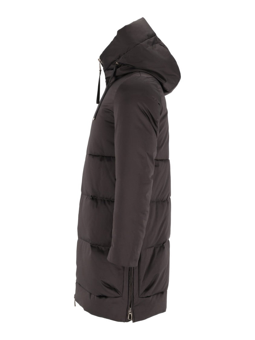 Duno Padded Jacket With High Collar And Quilted Design