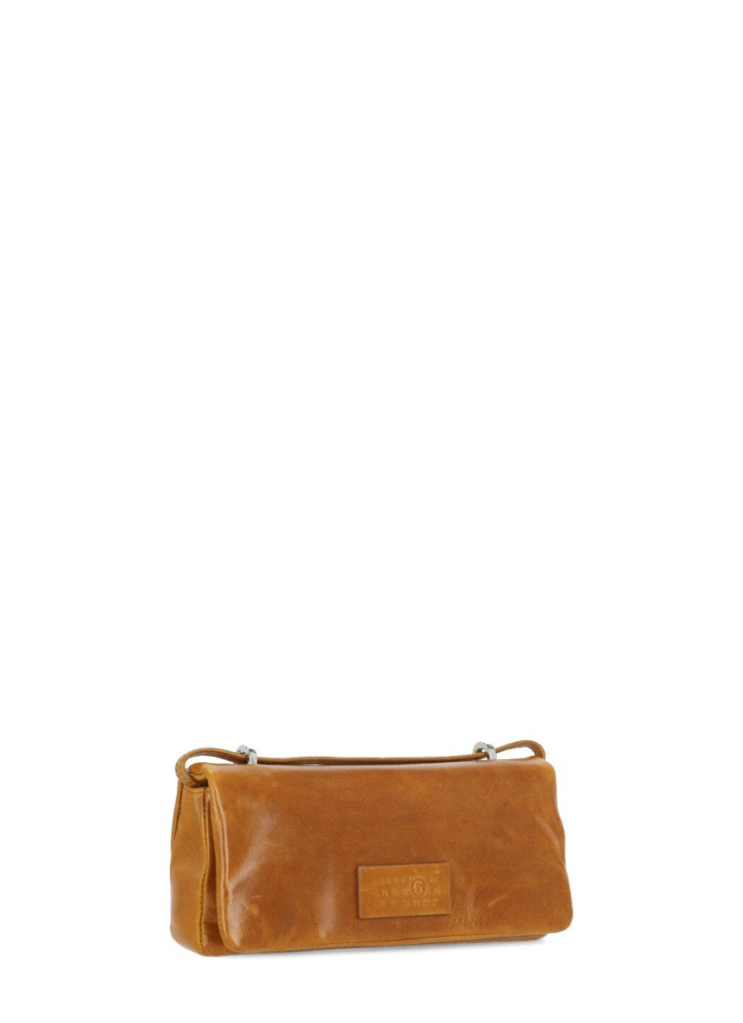 Mm6 By Maison Margiela Rectangular Smooth Leather Shoulder Bag