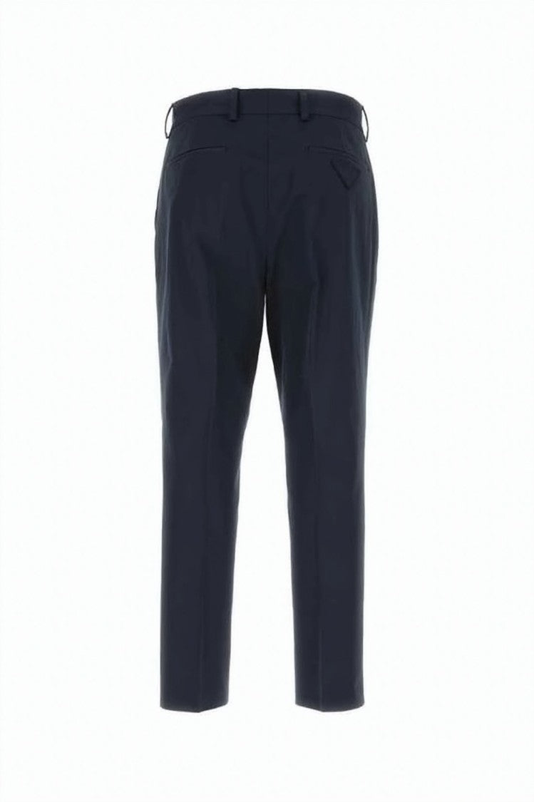 Prada Mid-Rise Tailored Straight Pants With Clean Silhouette