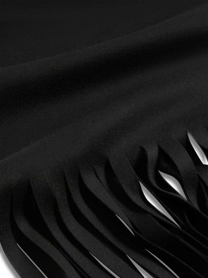 Max Mara Virgin Wool Scarf With Design